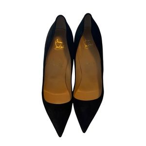 Black suede 40.5 eu Christian loubs.